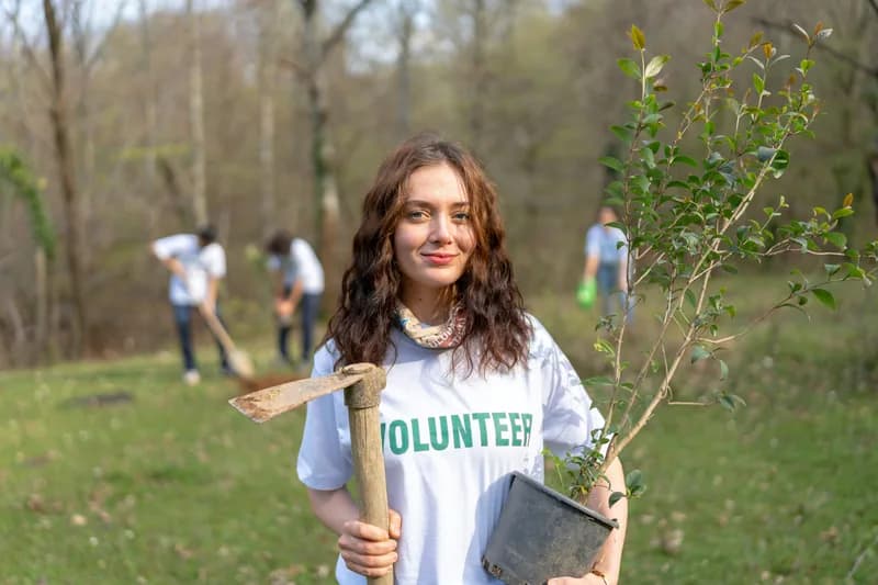 Nonprofit team member sharing impact with donors